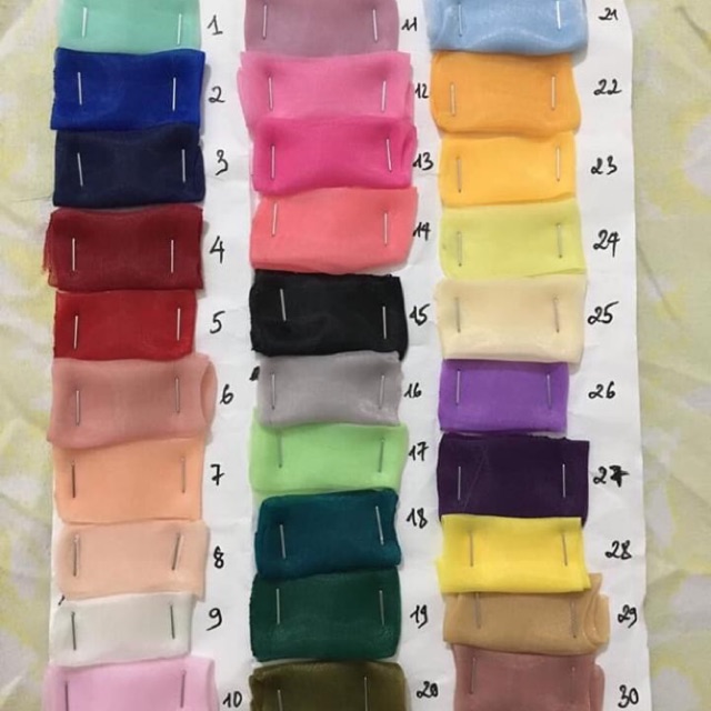 Set vải voan mỹ 1000