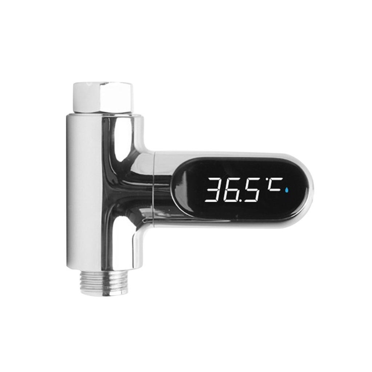 Nhiệt kế vòi hoa sen Màn hình kỹ thuật số LED 0 ~ 100 ℃ Màn hình xoay 360 độ