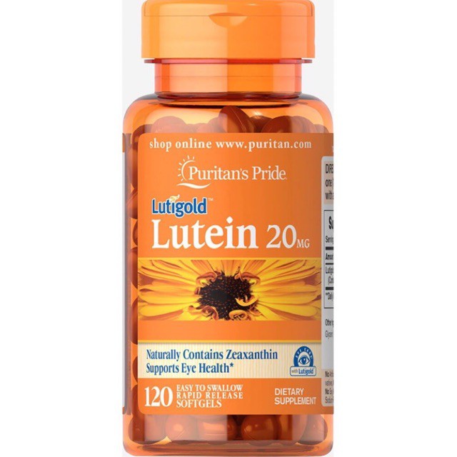 Viên lutein lọc ánh sáng xanh, giảm khô mỏi mắt 120v