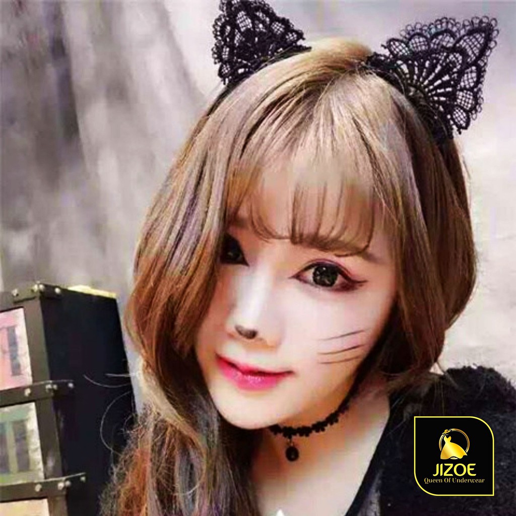 Bờm băng đô vương miện cài tóc nữ tai thỏ gấu mèo đẹp dễ thương đáng yêu Cute Hot Trend Hàn Quốc JIZOE BOB01
