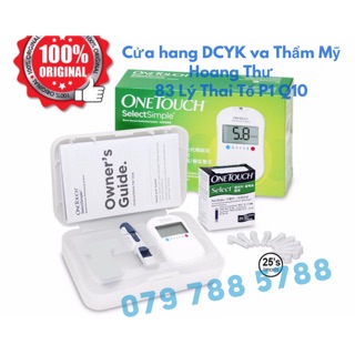 Máy đo đường huyết One Touch Select Simple + 10 que thử