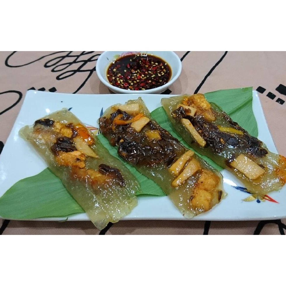 Bánh Bột Lọc CHAY Gói Lá Chuối (5 cặp 10 bánh) - Chuẩn vị Huế