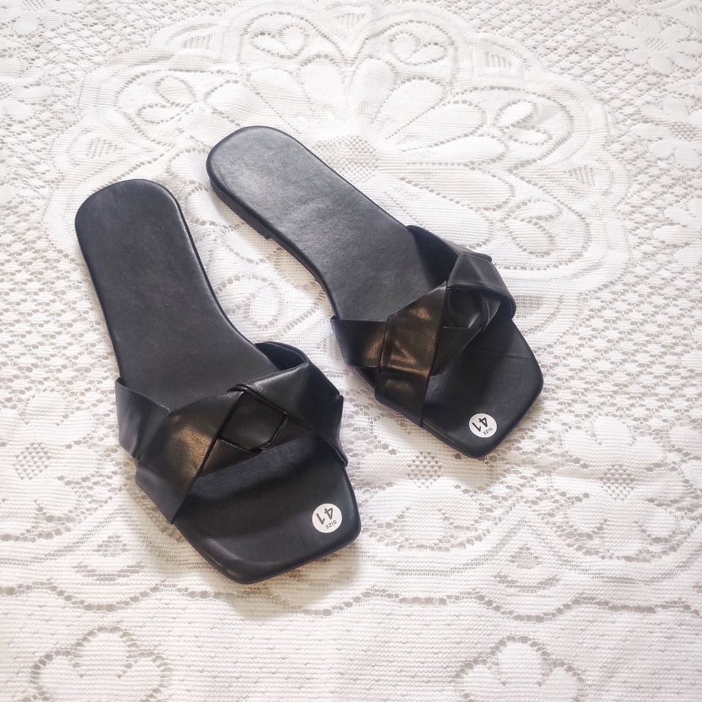 dép nữ quai ngang size lớn 40 41 42 43 dép nữ big size ngoại cỡ size to