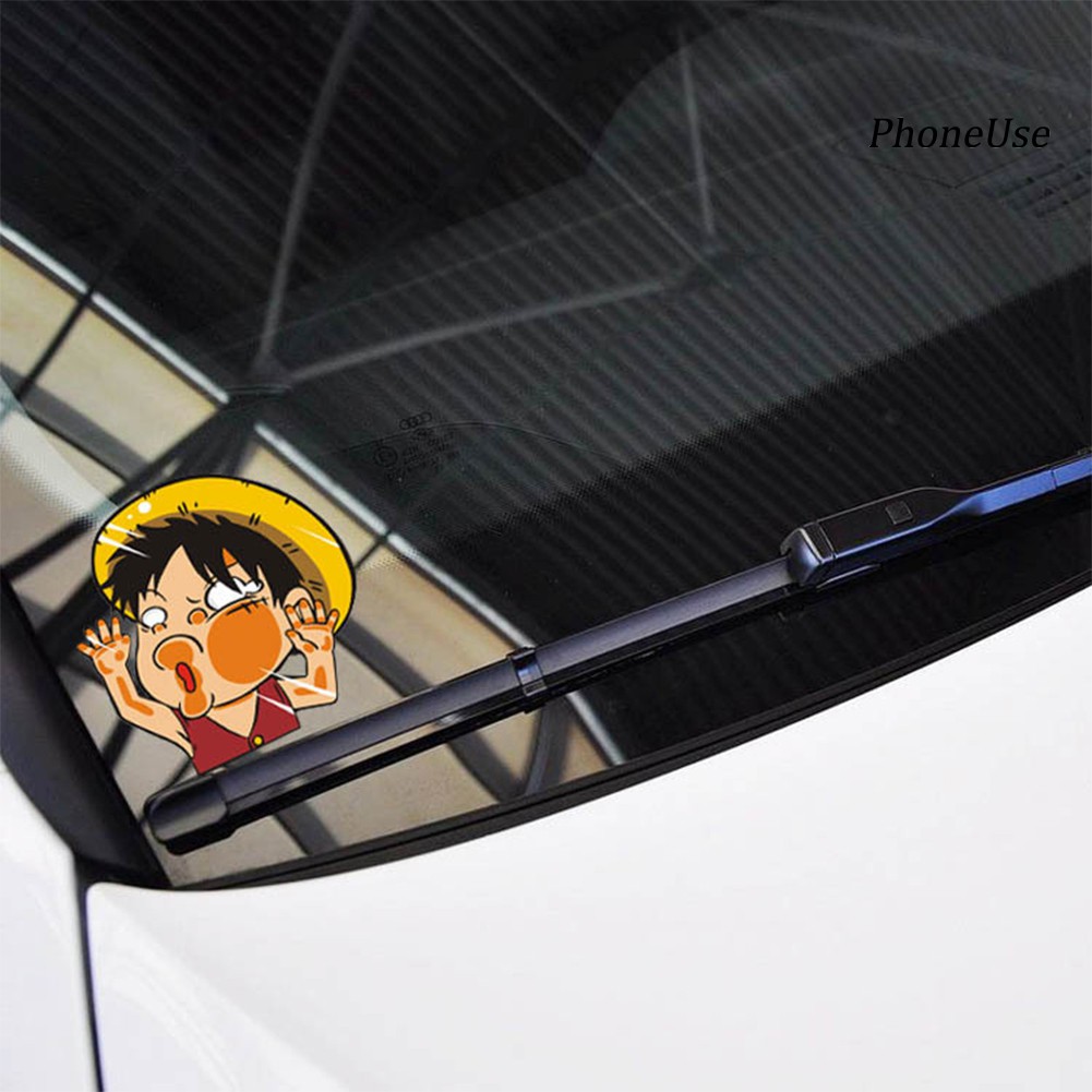 Sticker dán chuyên dùng để trang trí cửa sổ ô tô tự dính họa tiết one piece