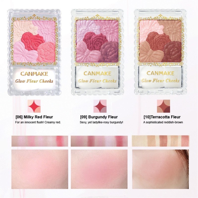 Phấn má hồng Canmake Glow Fleur Cheek | BigBuy360 - bigbuy360.vn