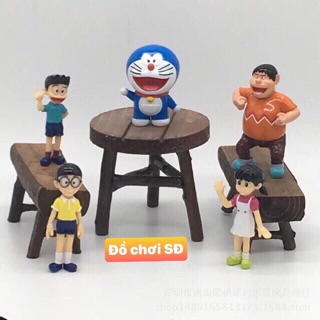 Mô hình doremon - bộ 5 con