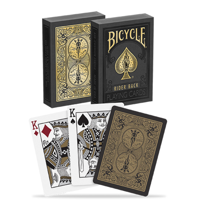 Bộ Bài Bicycle Rider Back Black Gold Playing Cards, Thẻ Sưu Tập USPCC, Trò Chơi Thẻ Ma Thuật, Đạo Cụ Ảo Thuật Cho Nhà Ảo Thuật