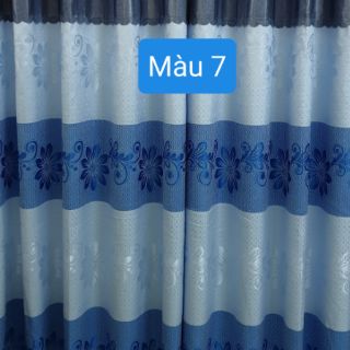 Rèm cửa họa tiết vải gấm