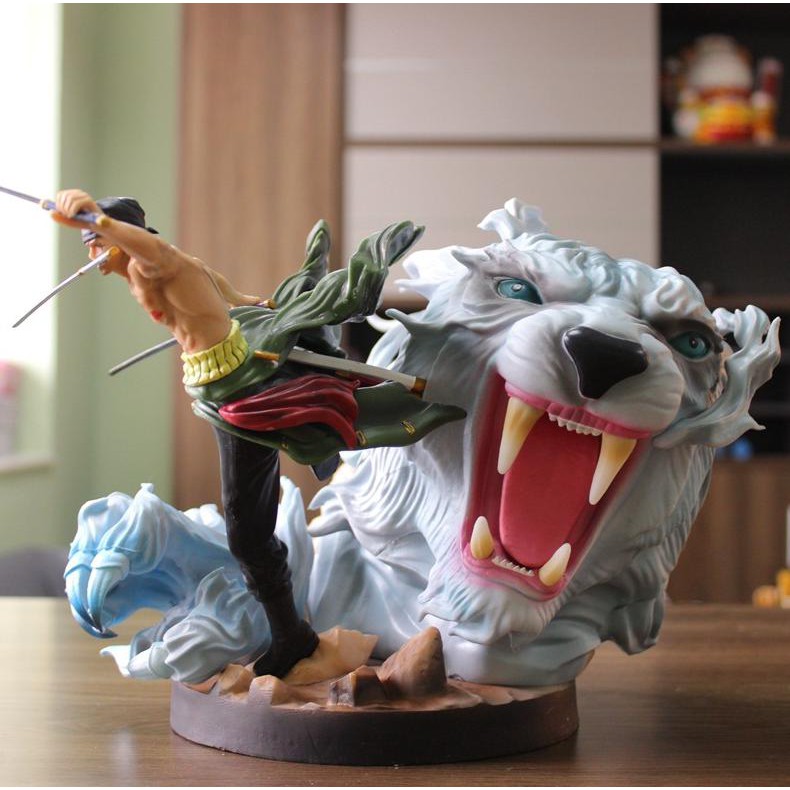 Mô hình Figure Zoro GK Resin Hổ trắng - mô hình One Piece.