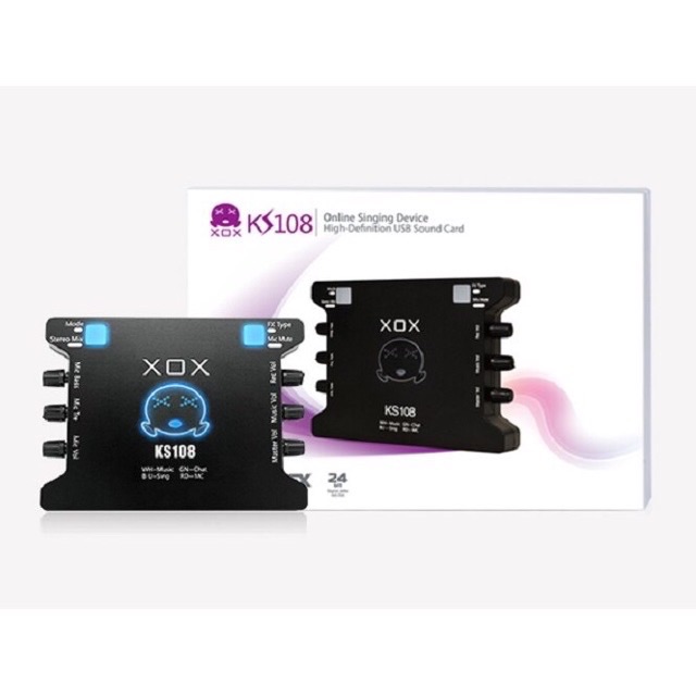 Suondcard Bộ thu âm KS 108 phù hợp với nhiều dòng mic isk at100,bm900,k200...