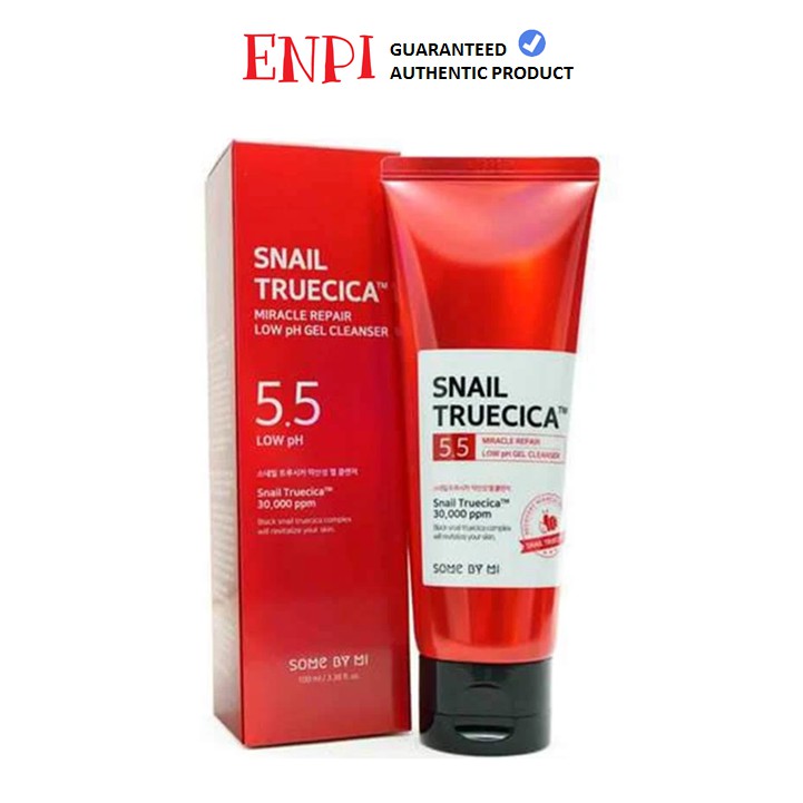 Sữa rửa mặt Some By Mi Snail Truecica Miracle Repair Low PH Gel Cleanser