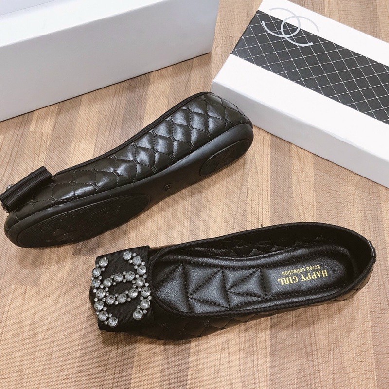 Giày búp bê tag Chane.l thêu chỉ hot | BigBuy360 - bigbuy360.vn