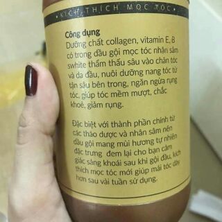 Dầu gội nhân sâm đào Swhite