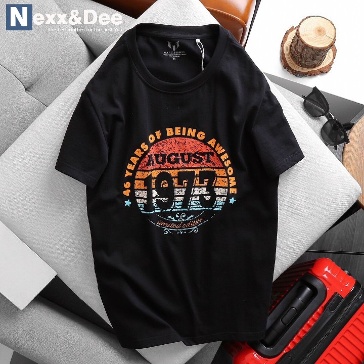 Áo thun nam cổ tròn Nexx&amp;Dee tay ngắn thể thao cá sấu CV cao cấp ND02