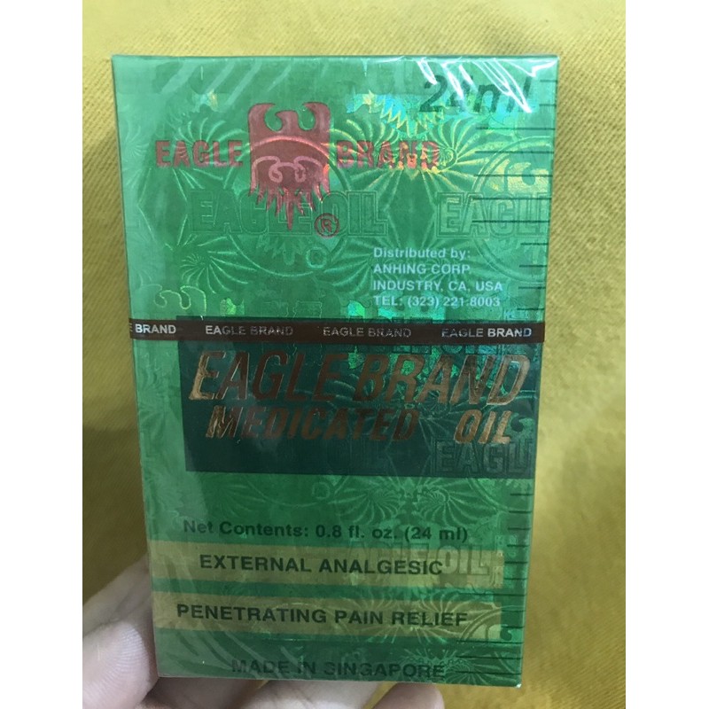 DẦU NƯỚC XANH HÀNG SINGAPORE  2 NẮP CHAI 24ML