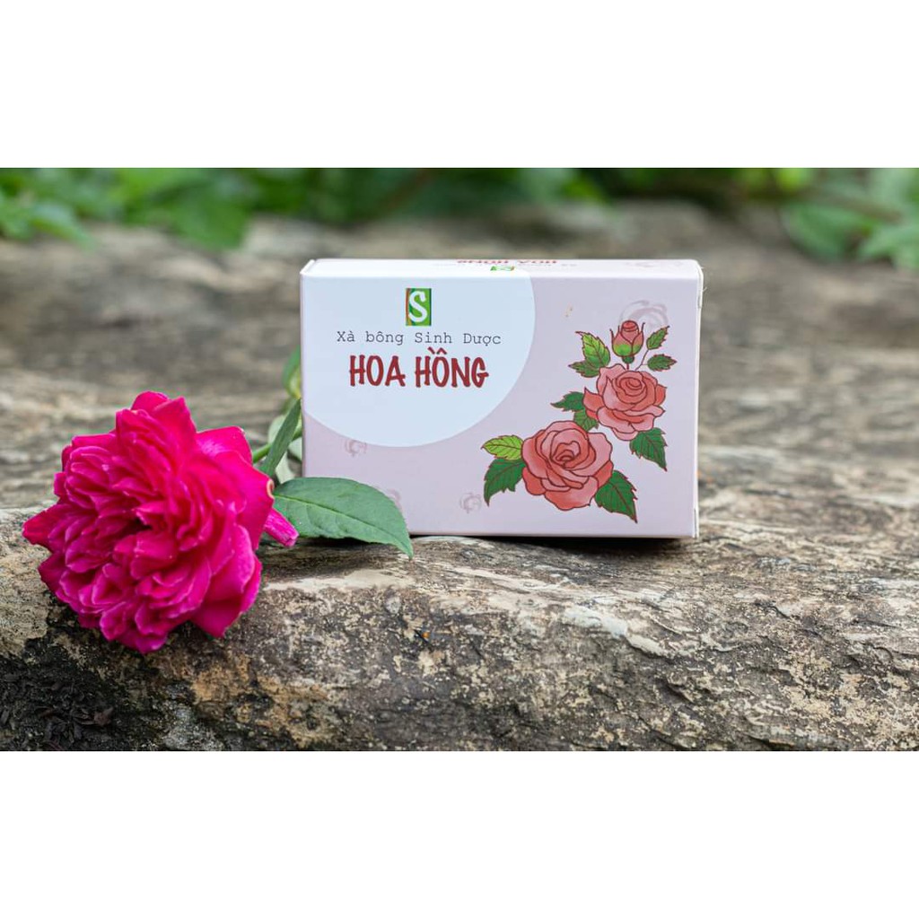 [CHÍNH HÃNG] Xà bông Hoa hồng Sinh Dược 100gr