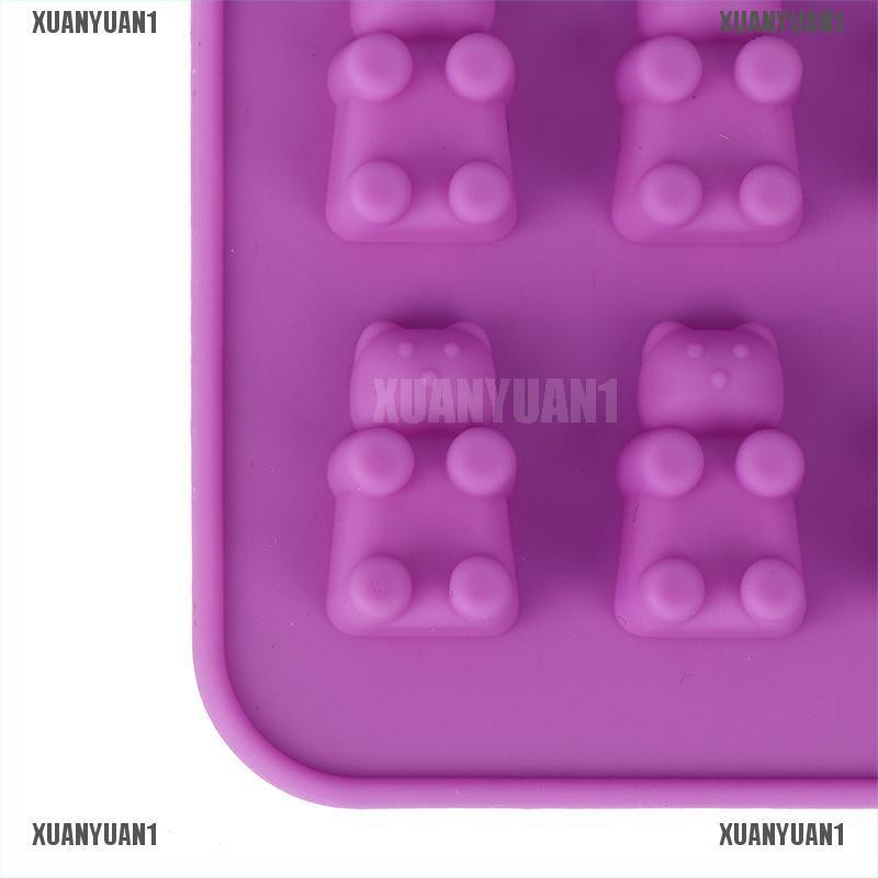 [XUANYUAN1] Khuôn Silicone Làm Sô Cô La 53 Ngăn Hình Gấu Gummy