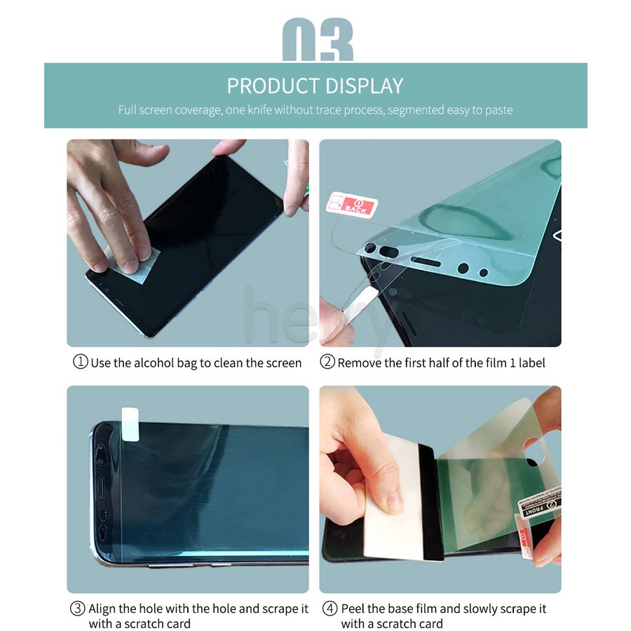 Full Màn PPF Nhám AG Chống Vân Tay Dán Film dẻo Bảo Vệ Màn Hình cho Xiaomi Mi Redmi Note 10 10s 9 9s 8 7 Pro 9A 9C 8A 7A K40 K30 K20 Mi 10T 9T Pocophone F1 Poco F2 F3 M3 X3 NFC bám dính tốt Chống Trầy