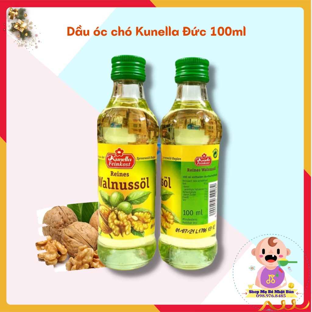 Combo dầu : Dầu óc chó và dầu macca 100ml Đức