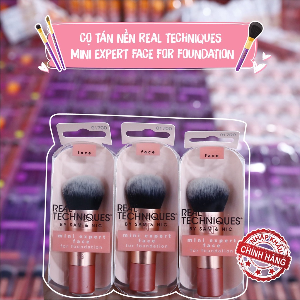 Cọ Tán Nền Real Techniques RT 200 Mini Expert Face For Foundation