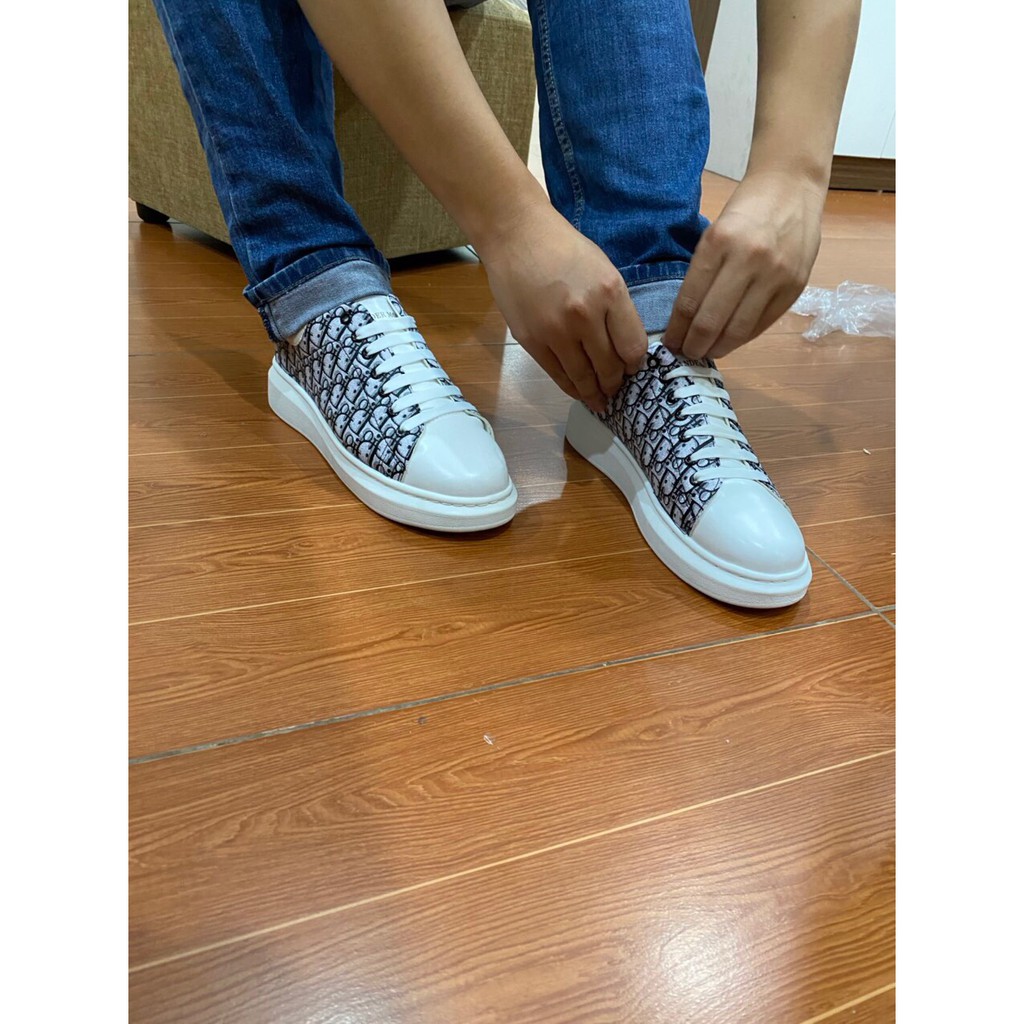 [LIMITED + FULLBOX] Giày Nam Hoạ Tiết Dior Trắng Cao Cấp - GIÀY Dior Nam FULLBOX - Mẫu Độc Quyền Số Lượng Có Hạn | BigBuy360 - bigbuy360.vn