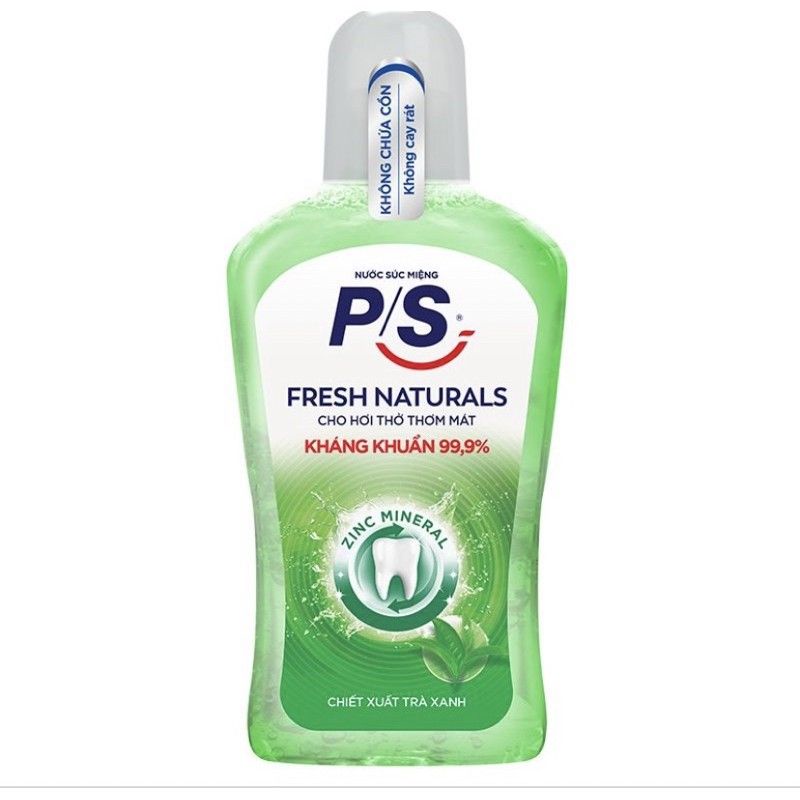 Nước Súc Miệng P/S Fresh Naturals 500ml(vui lòng mua 2)