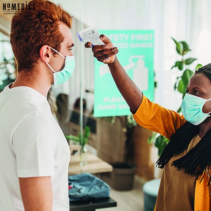Nhiệt Kế Hồng Ngoại Đo Trán HOMEDICS TIE-240 | Cho Kết Quả Nhanh Trong 1 Giây