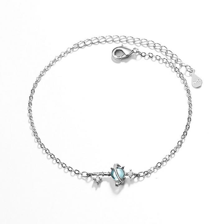 ( 2 mẫu ) Vòng tay lắc tay bạc tinh cầu sao phong cách Hàn Quốc xinh xắn dễ thương