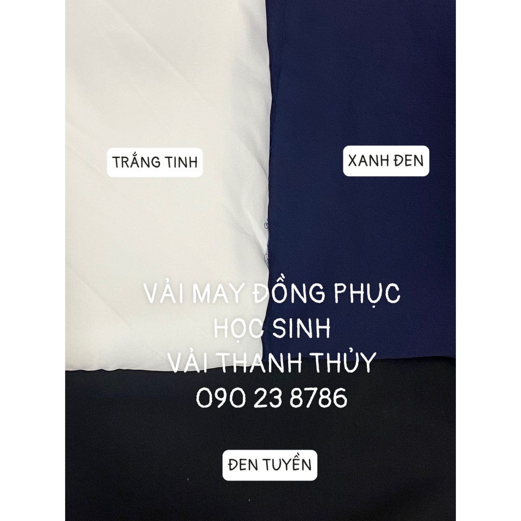 VẢI MAY ĐỒNG PHỤC HỌC SINH NAM VÀ NỮ