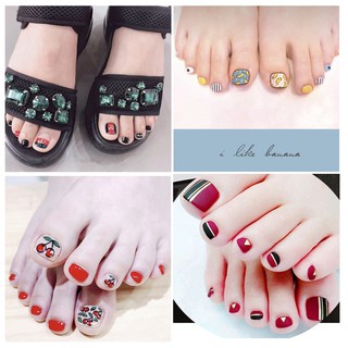 Miếng dán móng chân - Nail Wraps (22 miếng dán khô)