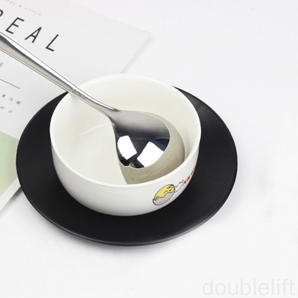 Muỗng Múc Canh Bằng Thép Không Gỉ Tráng Gương Cỡ Lớn Tiện Dụng