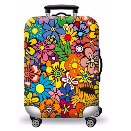 Túi bọc vali - Áo bọc vali Cao Cấp vải thun co giãn tốt, khoá kép