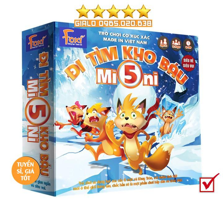 Board game-Đi tìm kho báu mini 5 Foxi-trò chơi chiến thuật-hài hước-siêu lầy-bổ ích và lý thú