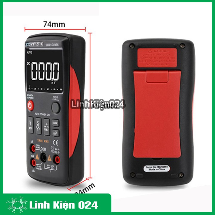 Đồng Hồ Đo Vạn Năng ZOTEK ZOYI ZT-X ( BH : 3 tháng )