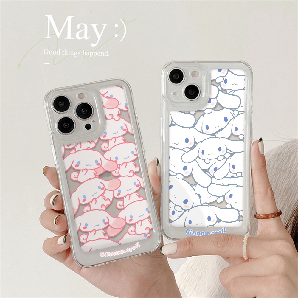 Ốp Điện Thoại Trong Suốt In Hình Cinnamoroll / Không Gian Cho iPhone 13 12 11 X XS Pro Max XR 7 8 Plus