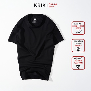 Áo Thun Nam Cổ Tròn Cao Cấp Local Brand KRIK Vải Cotton Form Slim Fit 3105
