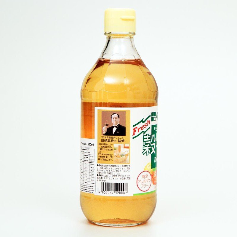 Giấm hoa quả Nhật Bản - 100% lên men từ hoa quả tươi - Chai 500ml