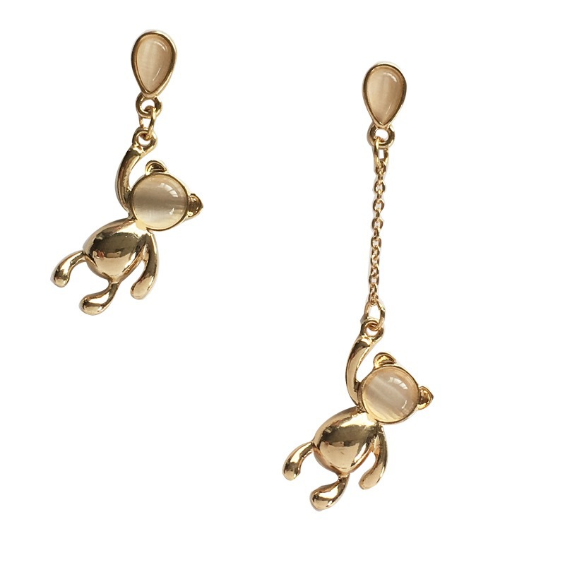 Bông Tai Hình Gấu Hoạt Hình Dễ Thương 23557