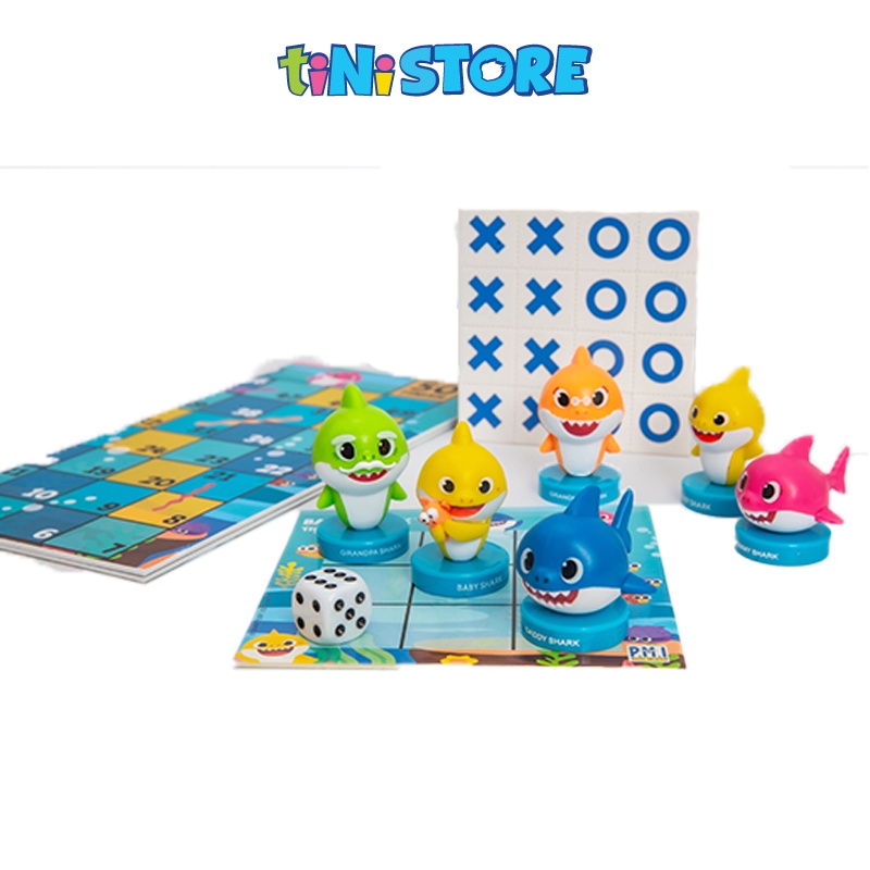 Đồ chơi giáo dục bộ cờ XO và in hình BABY SHARK BS9000