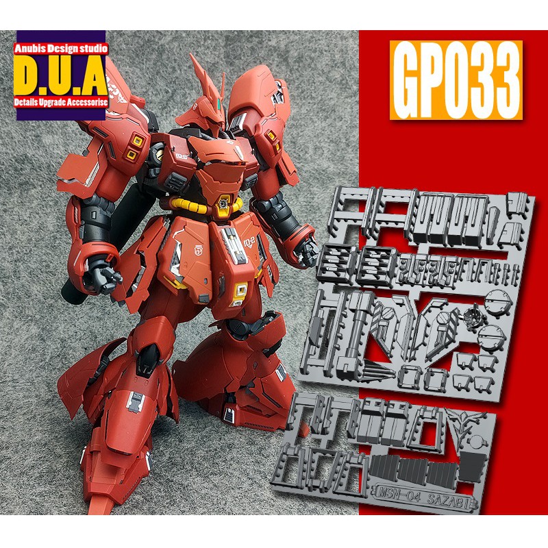 PHỤ KIỆN MOD ANUBIS - CHI TIẾT NHỰA MÔ HÌNH IN 3D CHO MG 1/100 SAZABI VER. KA - GP033