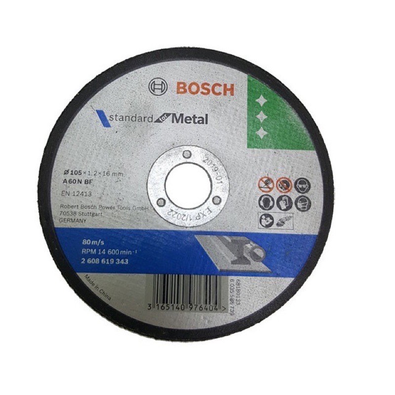 Đá cắt Bosch 105x1.2x16mm  2608619343