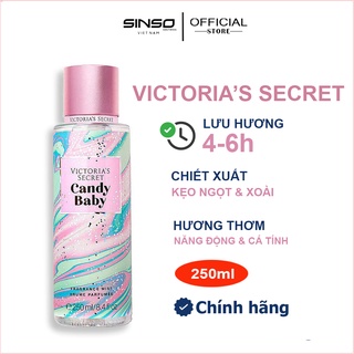 Xịt Thơm Toàn Thân Victoria's Secret 250ml 🍭𝑭𝒓𝒆𝒆𝒔𝒉𝒊𝒑 🍨 Xịt Thơm Body  Năng Động & Cá Tính 🍨 CANDY BABY 🍭 Body Mist