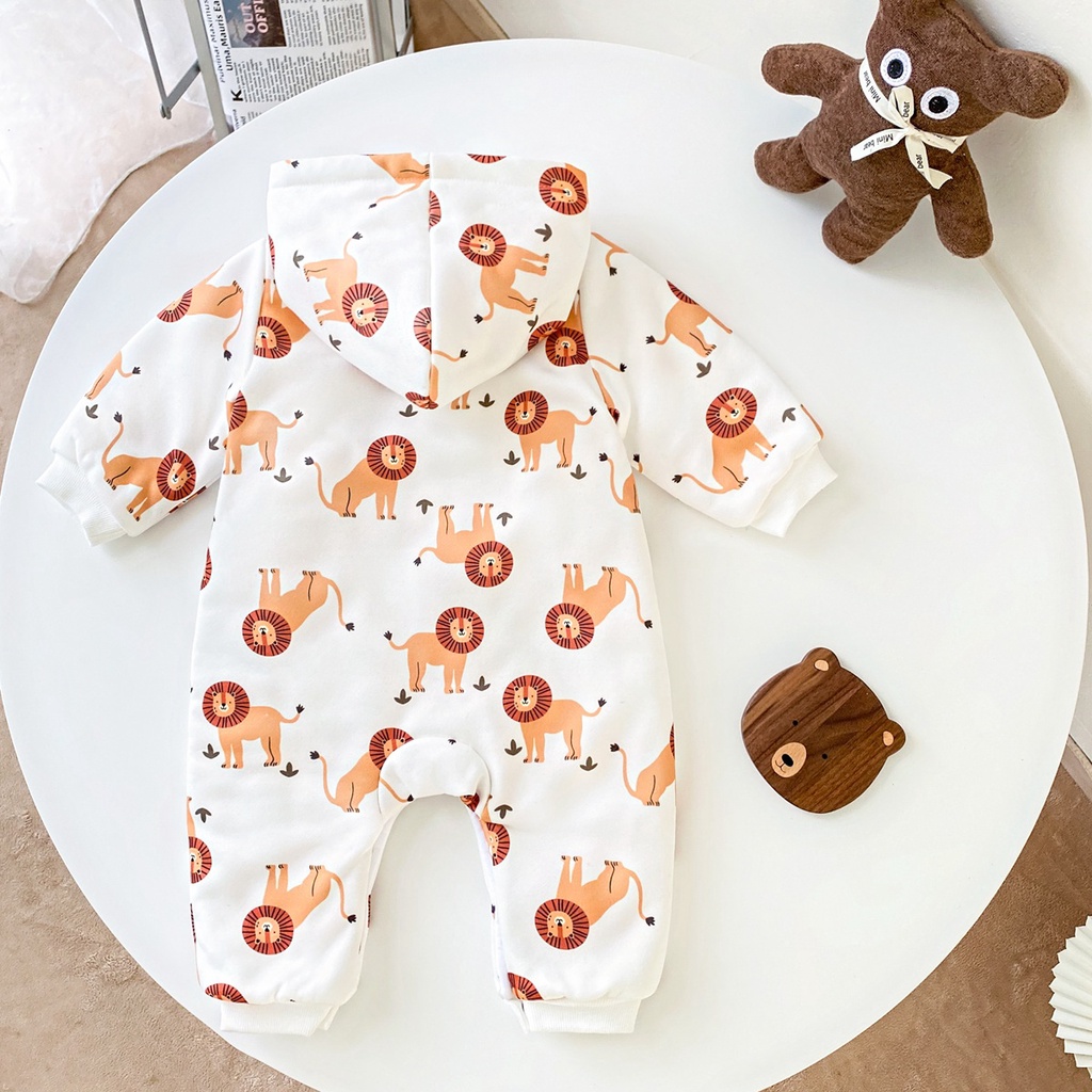 Sanlutoz Tay áo dài Mùa đông Em bé Lãng mạn Phim hoạt hình Trẻ sơ sinh Em bé