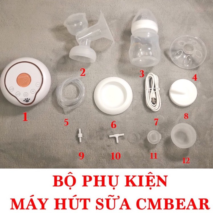 Dây hút hơi (ống dẫn khí) máy hút sữa Cmbear - phụ kiện máy hút sữa