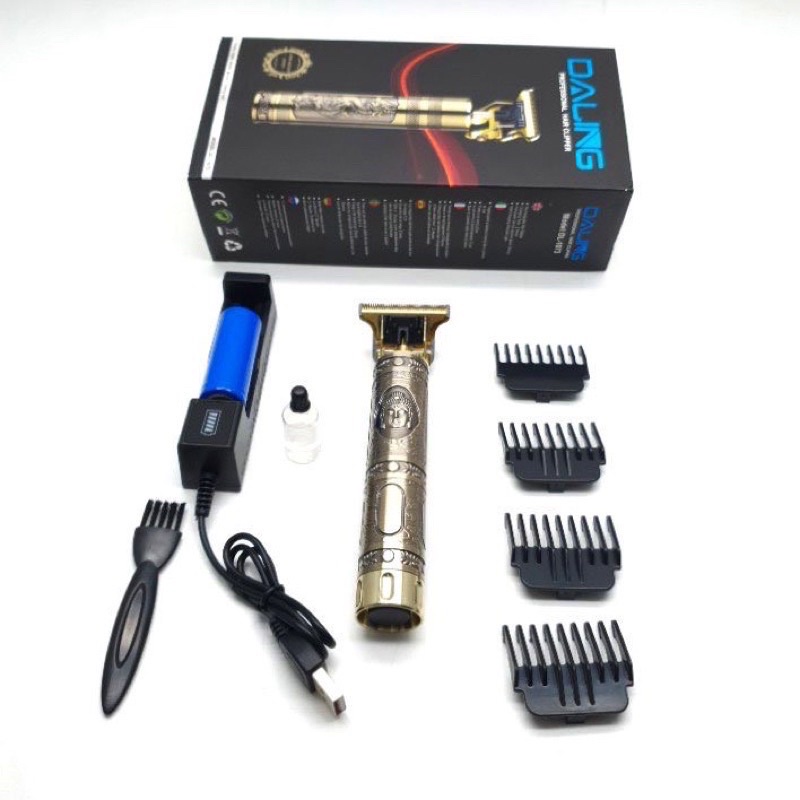 ( RẺ VÔ ĐỊCH ) Tông đơ cắt tóc mini thân đồng DALING, máy cạo râu
