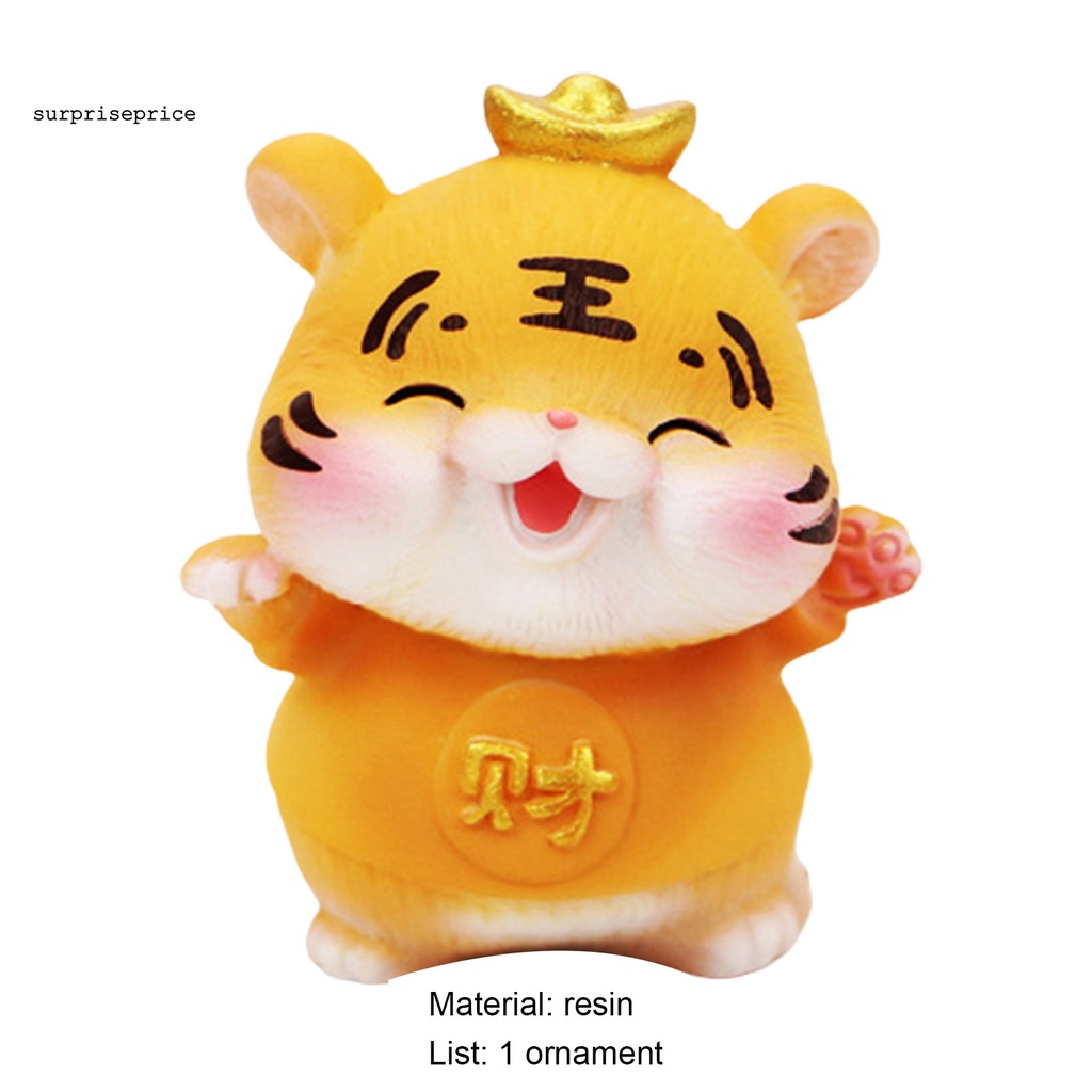 Mô hình chú hổ trang trí bàn 10 kiểu tùy chọn ngộ nghĩnh