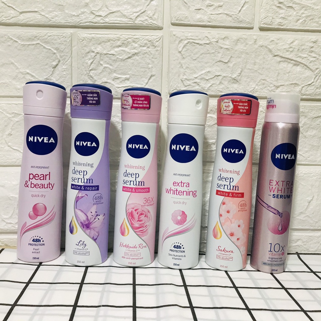 Xịt NGĂN MÙI NIVEA NỮ (150ml)