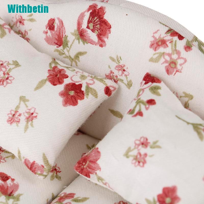 Ghế Sofa Phong Cách Vintage Cho Nhà Búp Bê Tỉ Lệ 1: 12