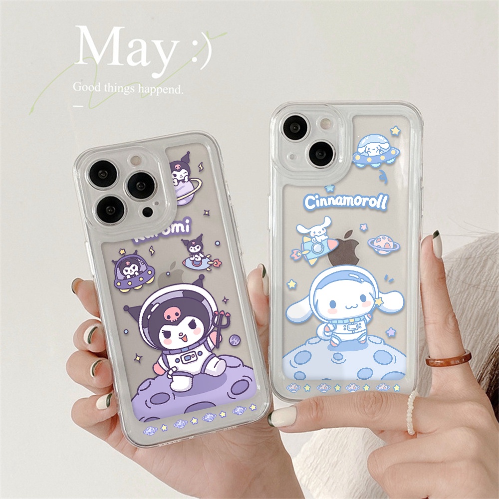 Ốp Điện Thoại Trong Suốt In Hình Cinnamoroll Cho iPhone 13 12 11 X XS Pro Max XR 7 8 Plus
