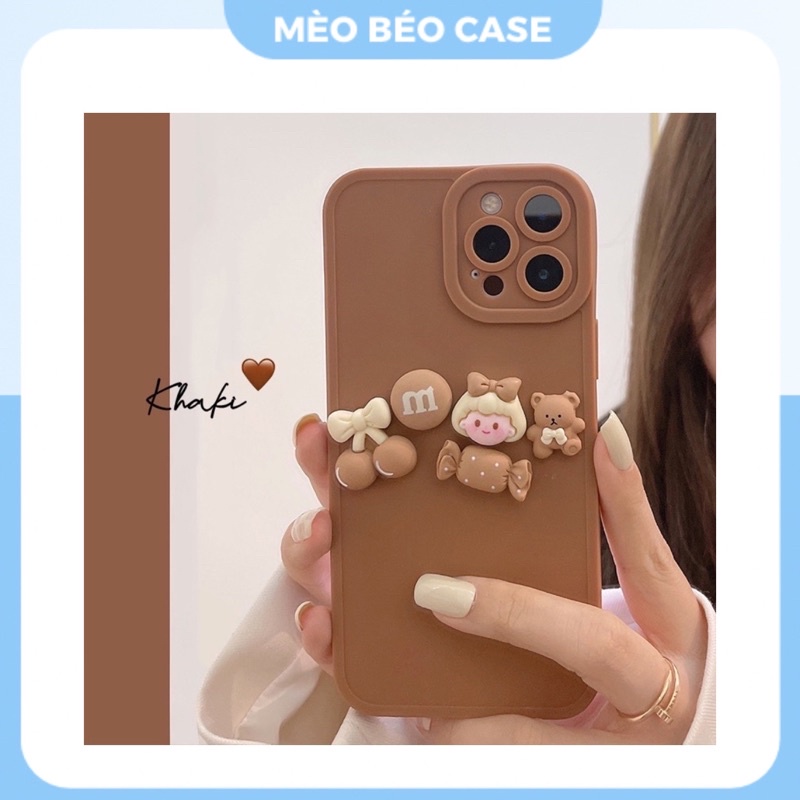 (SIÊU RẺ) Ốp lưng iphone nâu gấu, kẹo nổi 6/6plus/6s/6splus/7/7plus/8/8plus/x/xr/xs/11/12/13/pro/max/plus/promax